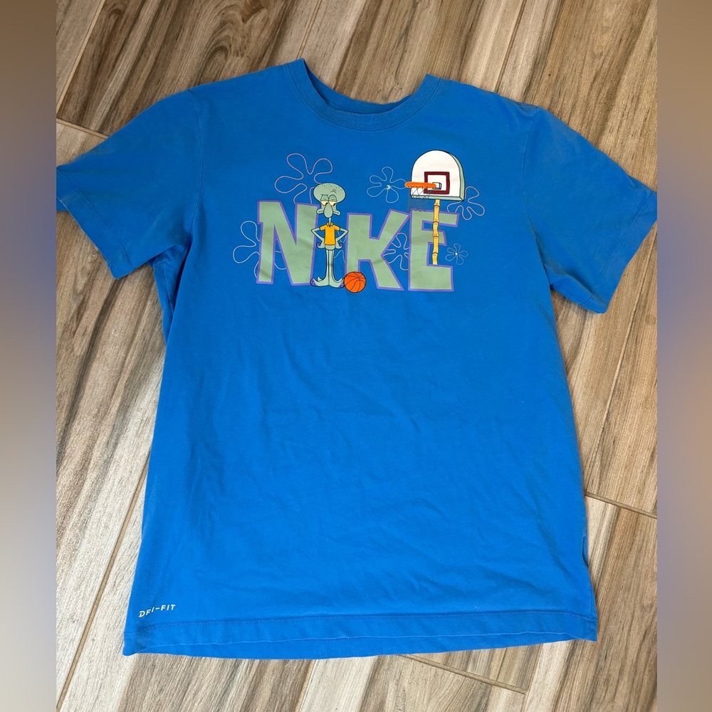 Nike Kyrie SpongeBob Squidward Tentacles Shirt Men’s SZ Medium SOLD OUT ONLINE